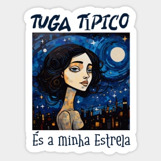 És a minha estrela, v2 Sticker